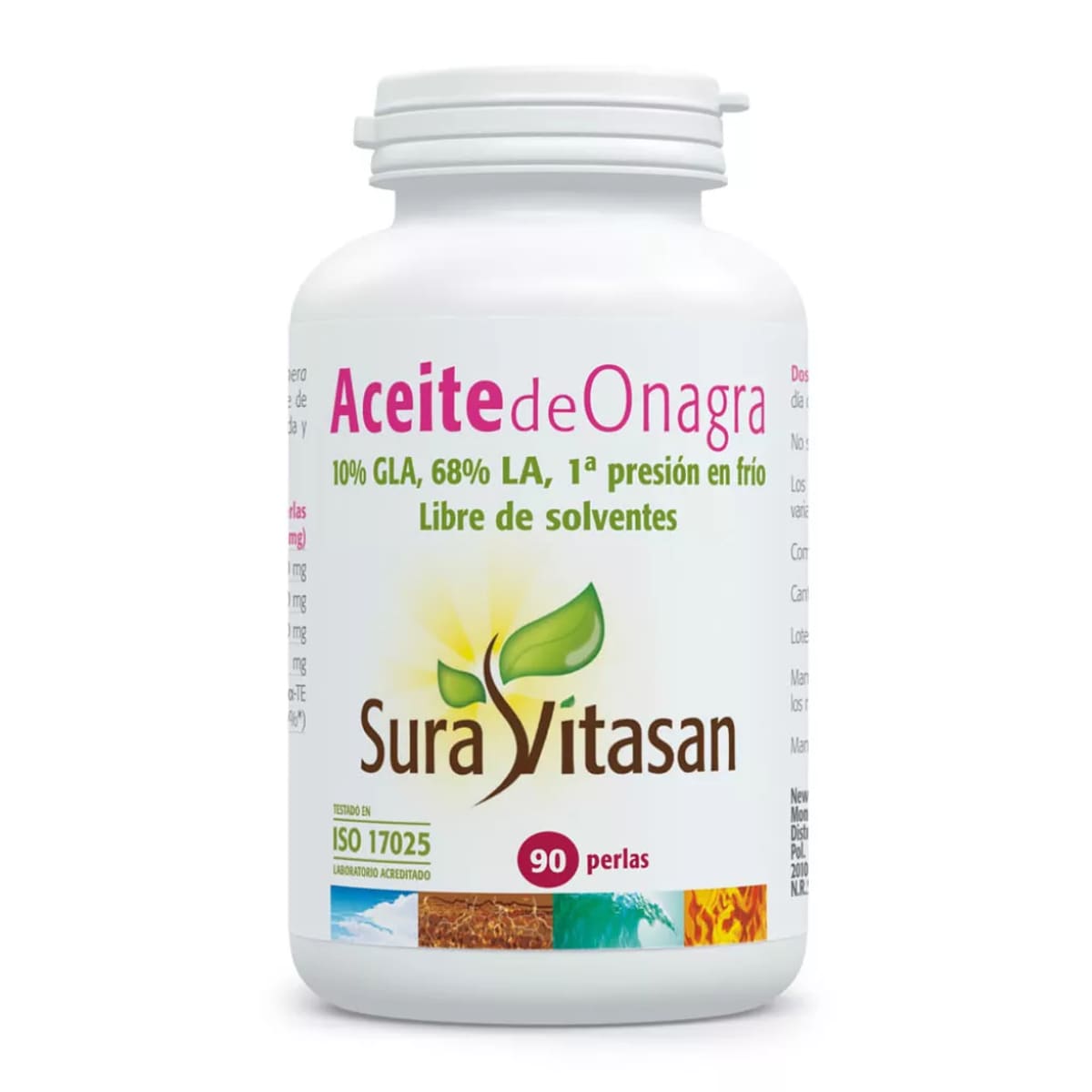 Envase de Aceite Perlas de Onagra, Suravitasan