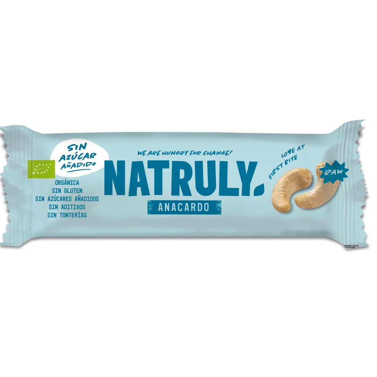 Envase de Barrita Raw Almendra y Anacardos, Natruly