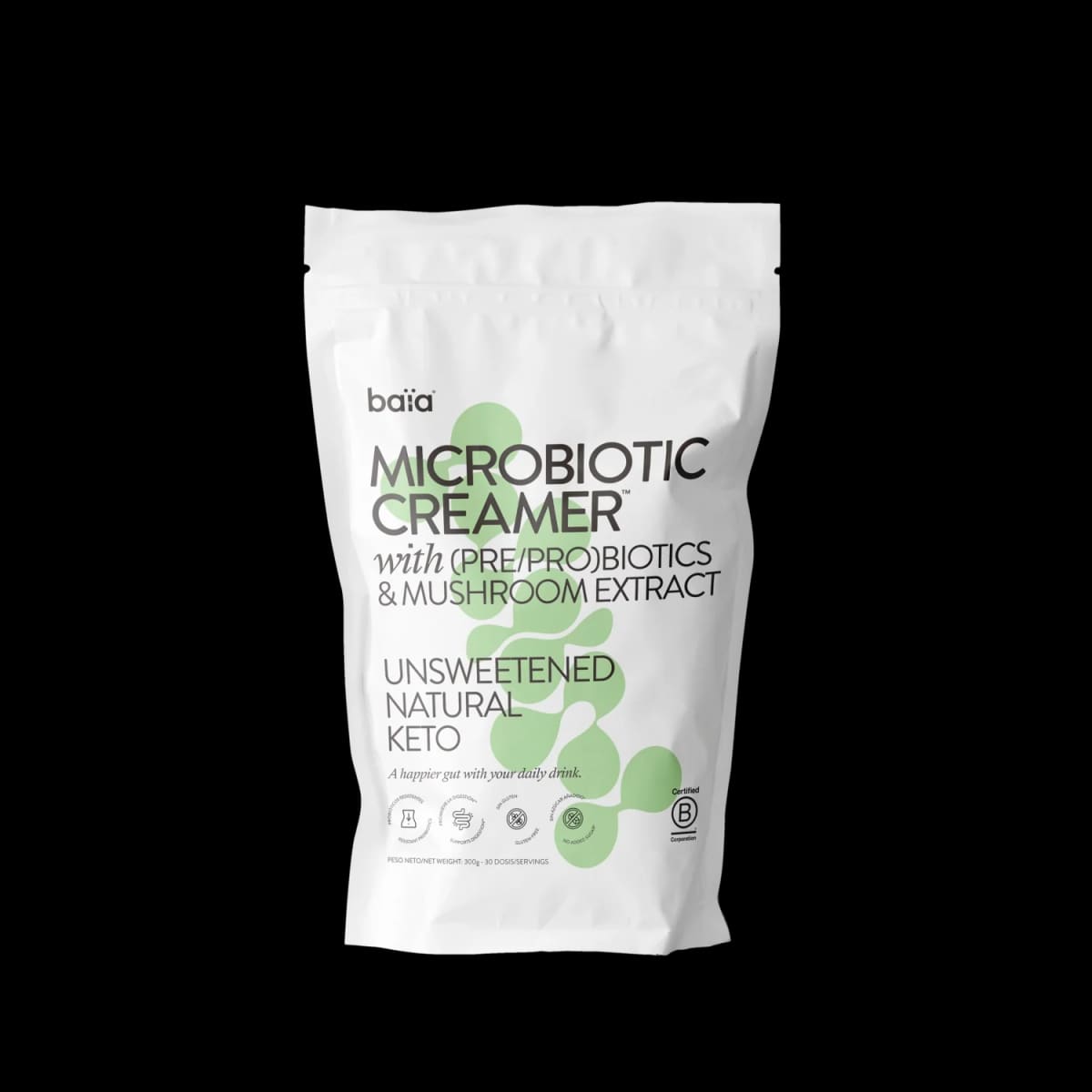 Envase de Microbiotic Creamer, Baïa