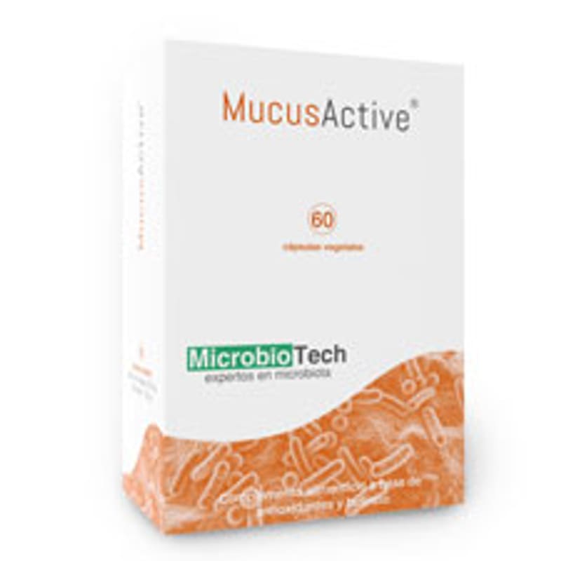 Envase de Mucusactive, Microbiotech