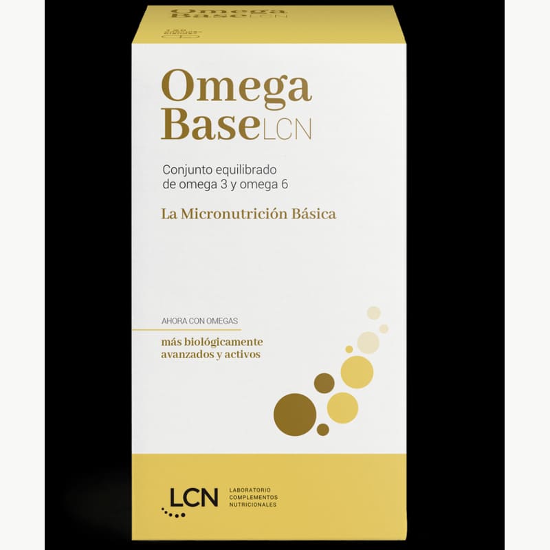 Envase de Omega Base Lcn 60 cápsulas, LCN