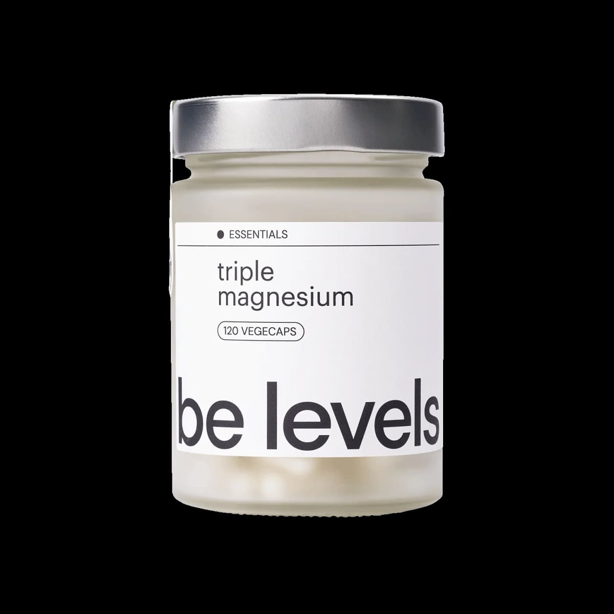 Envase de Triple Magnesio 120 cápsulas, Be Levels