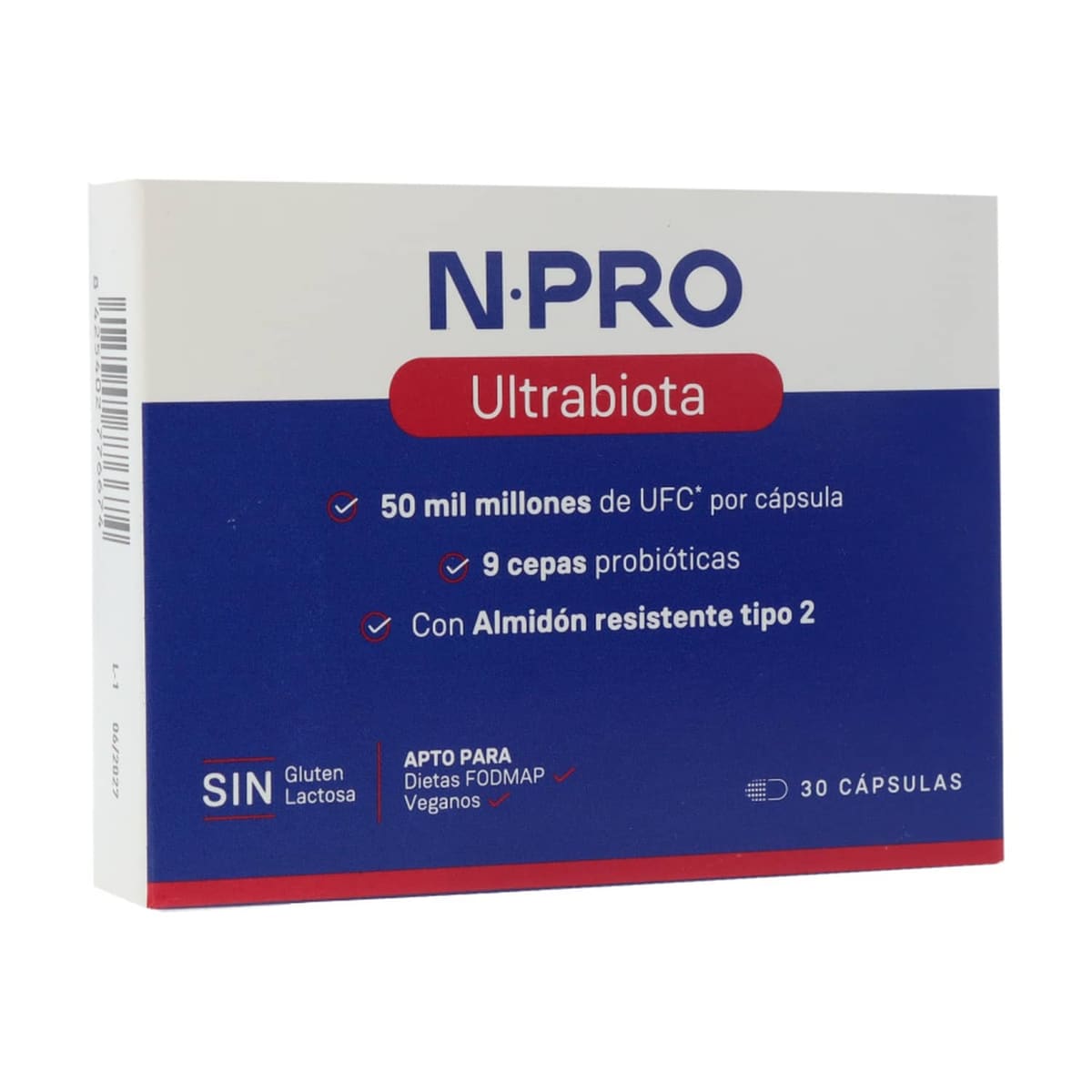 Envase de Ultrabiota, NPro