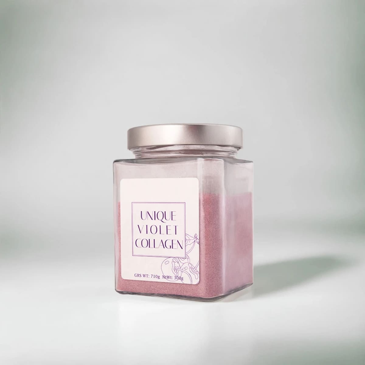 Envase de Unique Violet Collagen 300 g, Unique